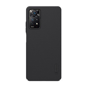 "Nillkin Super Frosted Shield" dėklas "Xiaomi Redmi Note 11 Pro/5G/Pro+" (juodas)