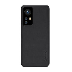 "Nillkin Super Frosted Shield" dėklas, skirtas "Xiaomi 12/12X/12S" (juodas)