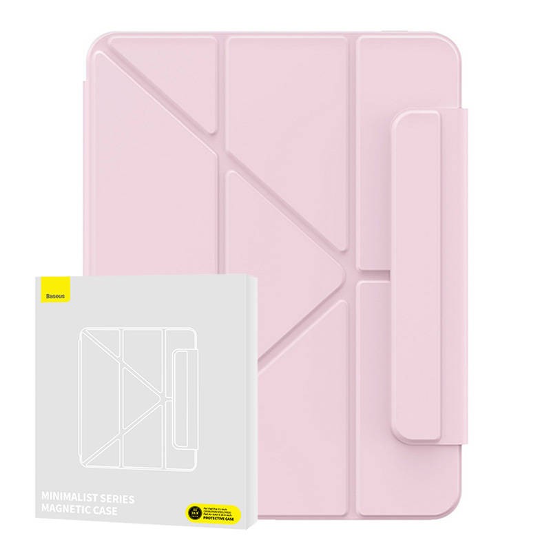 Magnetinis dėklas Baseus Minimalist, skirtas Pad Air4/Air5 10.9″/Pad Pro 11″ (kūdikių rožinės spalvos)