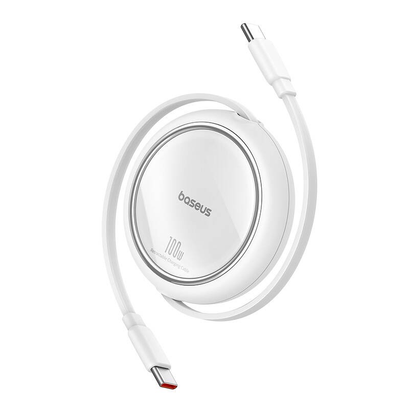 Kabelis USB-C į USB-C "Baseus Free2Draw", PD, 100 W, 1 m (baltas)