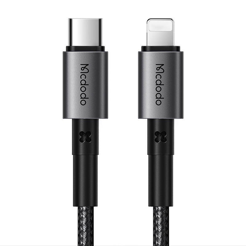 Kabelis USB-C į "Lightning" Mcdodo CA-2850, 36W, 1,2 m (juodas)