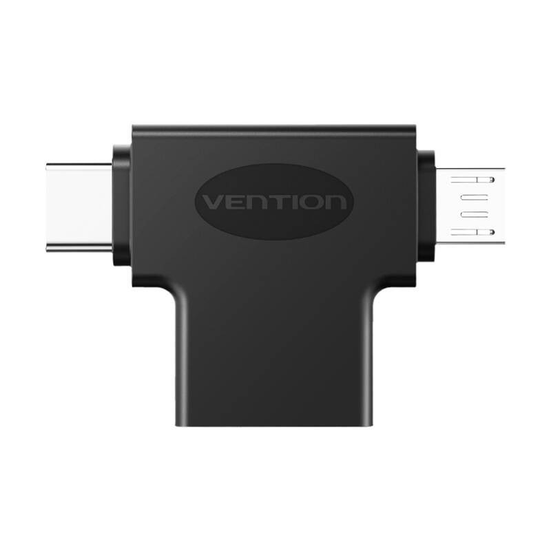 USB į USB-C ir mikro USB OTG adapteris Vention CDIB0