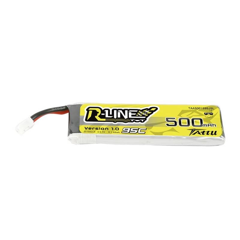 Akumuliatorius Tattu 500mAh 3.7V 95C 1S1P Long