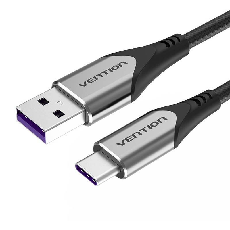 Kabelis USB-C į USB 2.0 Vention COFHG, FC 1,5 m (pilkas)