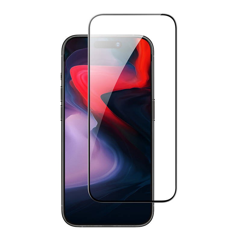 Grūdintas stiklas ESR, skirtas "iPhone 15 Pro Max", 1 vnt. (skaidrus)