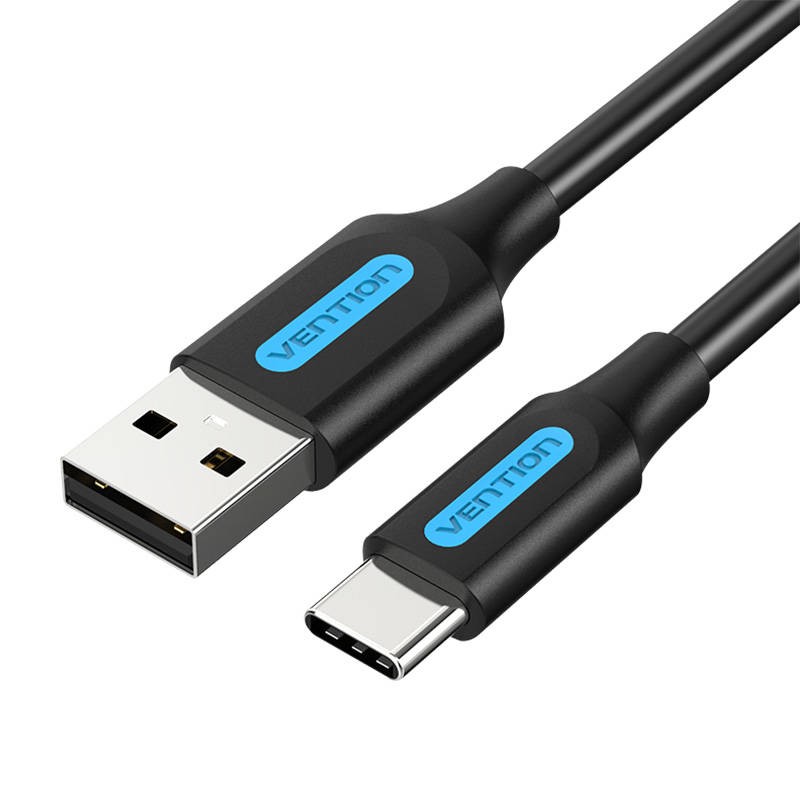 Įkrovimo kabelis USB 2.0 į USB-C Vention COKBF 1 m (juodas)