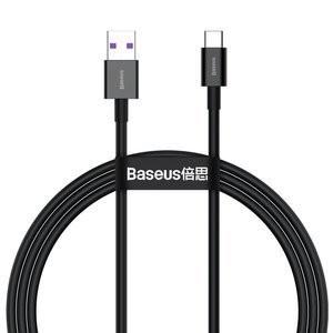 "Baseus Superior" serijos kabelis iš USB į USB-C, 66 W, 1 m (juodas)