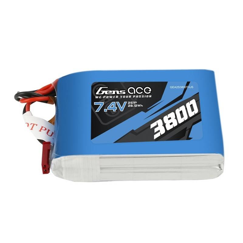 Akumuliatorius Gens Ace 3800mAh 7.4V 1C 2S1P į Taranis Q X7