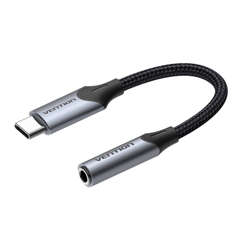 Ausinių lizdo adapteris iš USB-C į 3,5MM Vention BGJHA 0,1 m