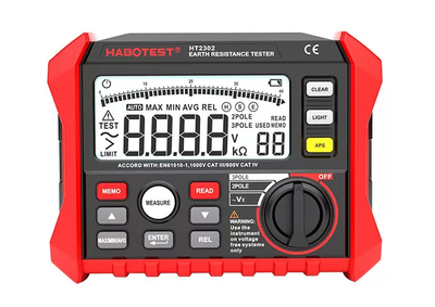 "Habotest HT2302" skaitmeninis žemės varžos testeris