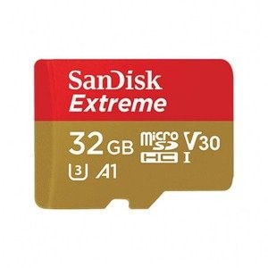 Atminties kortelė SanDisk Extreme microSDHC 32GB 100/60 MB/s V30 A1 U3 4K (SDSQXAF-032G-GN6MA)