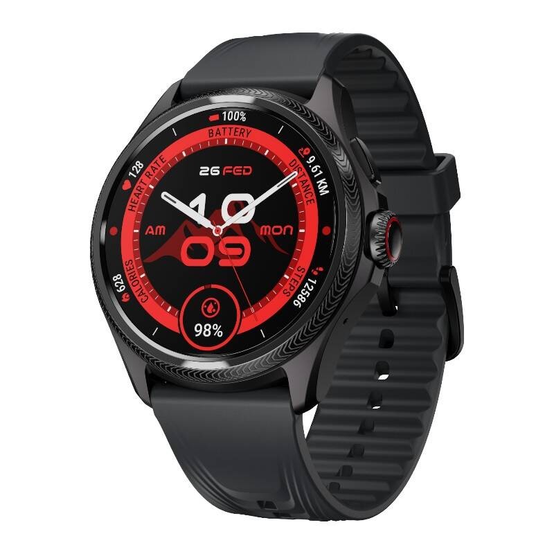 "Mobvoi TicWatch Pro 5 Enduro" išmanusis laikrodis (juodas)