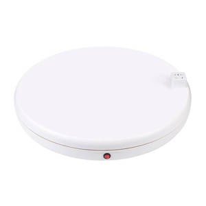 "Puluz" besisukantis stendas su maitinimo lizdu 45 cm (baltas)