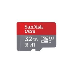 Atminties kortelė SanDisk Ultra Android microSDXC 32GB 120MB/s A1 Cl.10 UHS-I (SDSQUA4-032G-GN6MA)