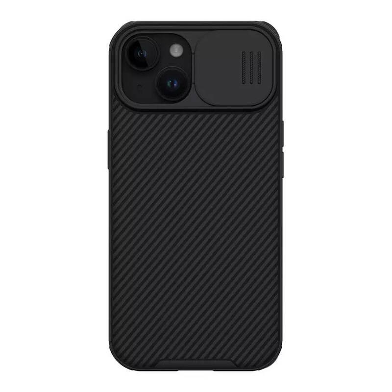 "Nillkin CamShield Pro" dėklas "iPhone 15" (juodas)