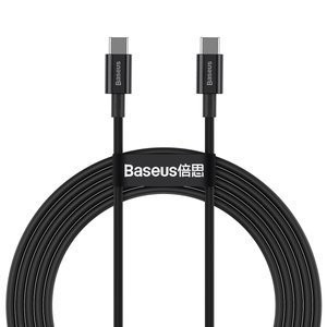 "Baseus Superior" serijos kabelis USB-C į USB-C, 100 W, 2 m (juodas)