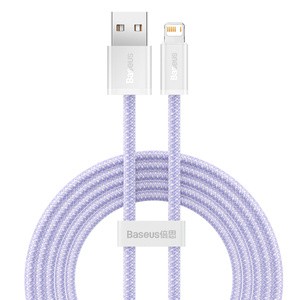 "Baseus Dynamic" kabelis USB-Lightning, 2,4 A, 1 m (violetinės spalvos)