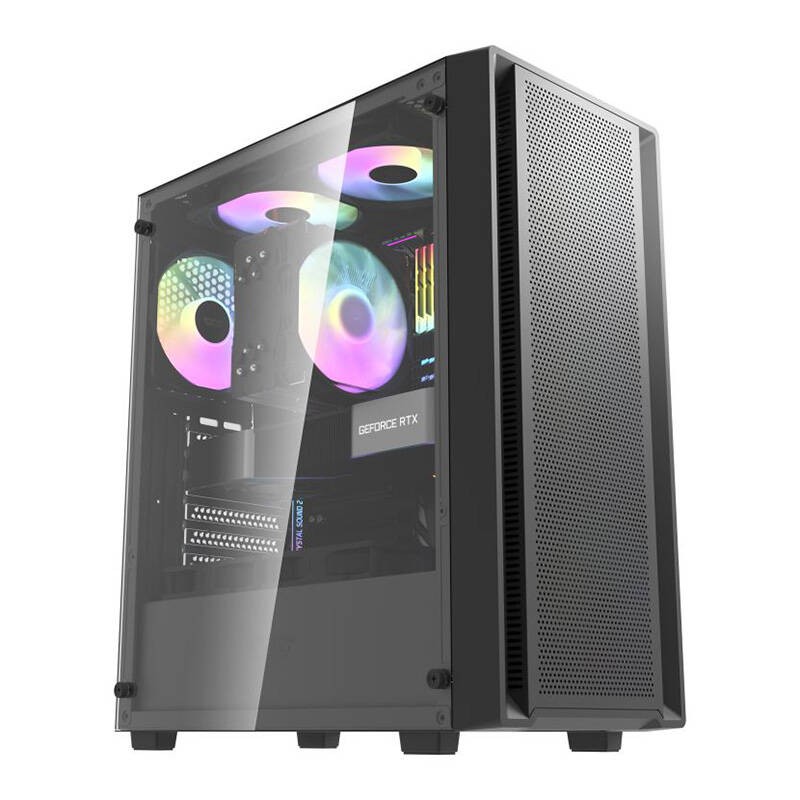 Darkflash DK353 ATX juodos spalvos kompiuterio korpusas