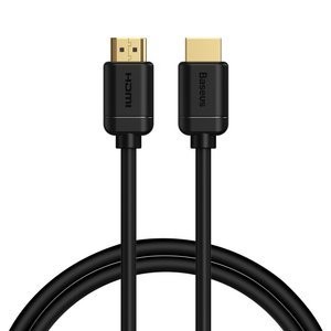 "Baseus" 2x HDMI 2.0 4K 60Hz kabelis, 3D, HDR, 18Gbps, 2 m (juodas)