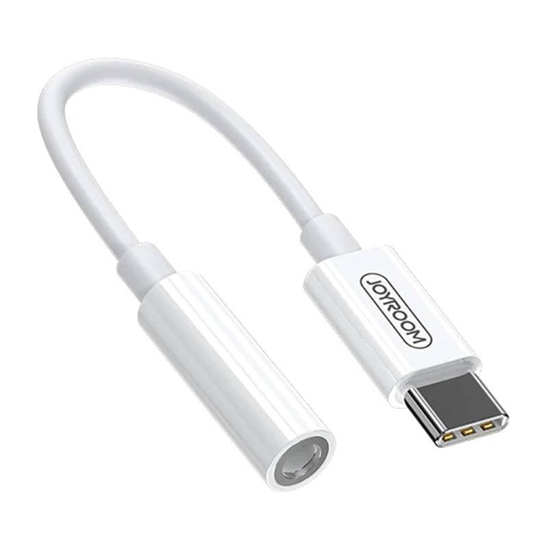 Skaitmeninis garso adapteris į USB-C 3,5 mm "Joyroom" SH-C1 (baltas)