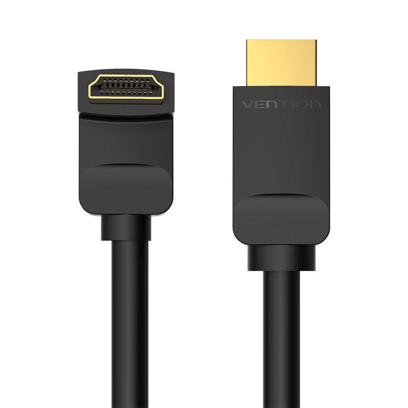 HDMI kabelis Vention AAQBG 1,5 m kampas 270° (juodas)