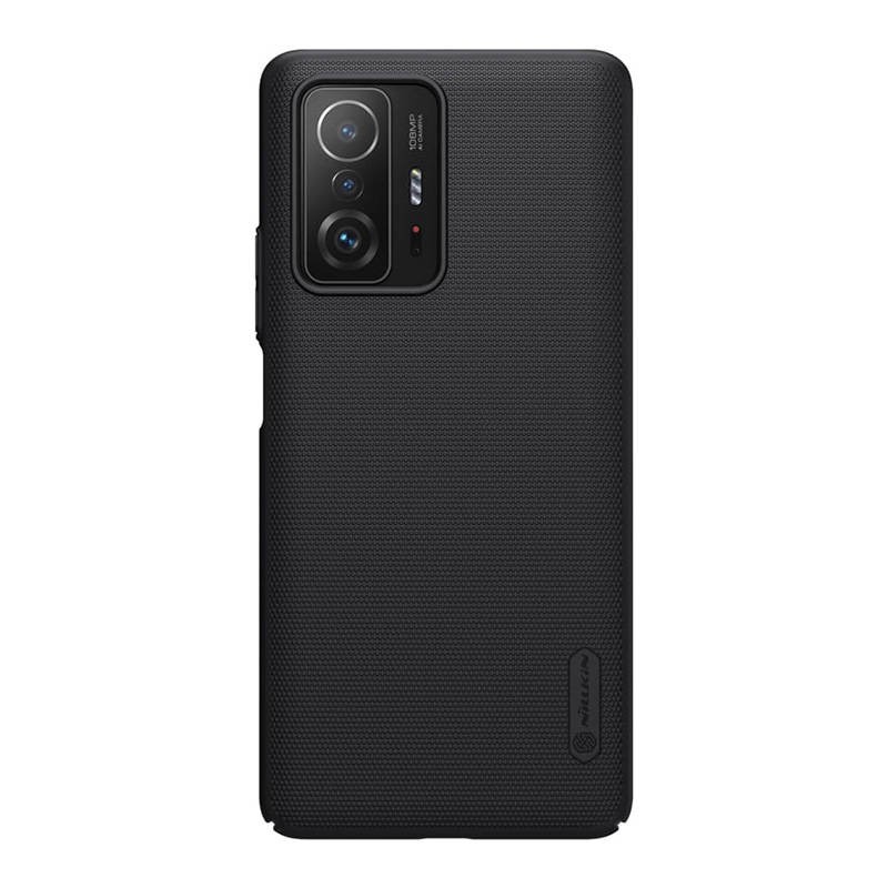 "Nillkin Super Frosted Shield" dėklas, skirtas "Xiaomi 11T/11T Pro" (juodas)