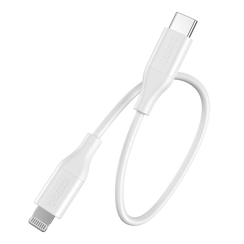 Laidas Choetech IP0040 USB-C į "Lightning" PD18/30W 1,2 m (baltas)