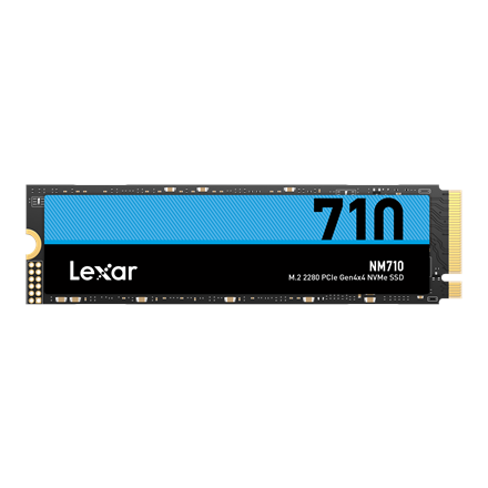 Išorinis SSD Lexar  M.2 NVMe SSD  NM710  500 GB  SSD form factor M.2 2280  SSD interface PCIe G