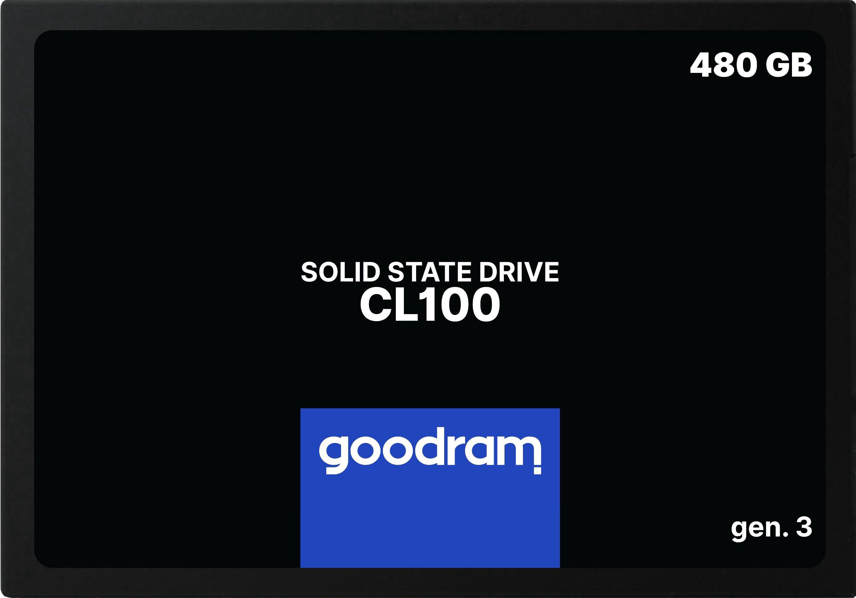 Kietasis diskas SSD Goodram CL100 Gen. 3 480GB SATA lll 2,5