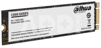 SSD|DAHUA|256GB|M.2|SATA|NVMe|3D NAND|Write speed 510 MBytes/sec|Read speed 530 MBytes/sec|2.2mm|TBW 100 TB|MTBF 1500000 hours|SSD-C800N256G