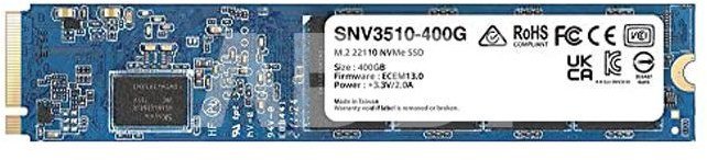 Synology SNV3510-400G 400 GB, SSD form factor M.2 22110, SSD interface NVMe PCIe 3.0 x4, Write speed 750 MB/s, Read speed 3000 MB/s
