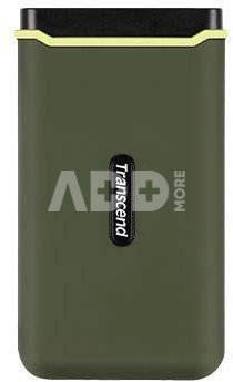 External SSD|TRANSCEND|ESD380C|500GB|USB 3.2|3D NAND|Write speed 2000 MBytes/sec|Read speed 2000 MBytes/sec|TS500GESD380C