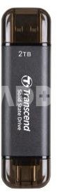 External SSD|TRANSCEND|ESD310C|2TB|USB-C|USB|3D NAND|Write speed 950 MBytes/sec|Read speed 1050 MBytes/sec|TS2TESD310C