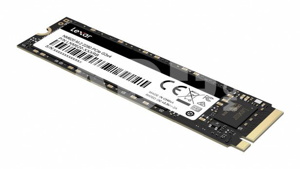 Lexar SSD NM620 256 GB, SSD form factor M.2 2280, SSD interface PCIe Gen3x4, Write speed 1300 MB/s, Read speed 3000 MB/s