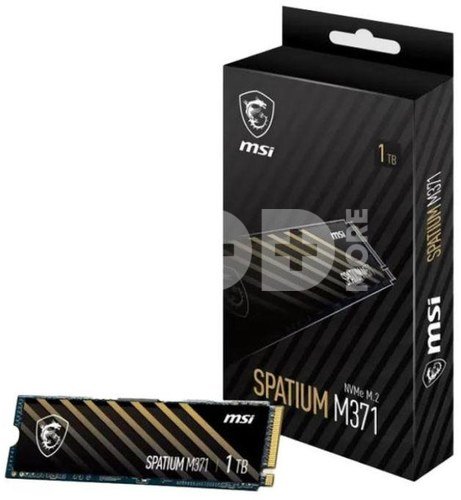 SSD|MSI|SPATIUM M371|1TB|M.2|PCIE|NVMe|3D NAND|Write speed 1700 MBytes/sec|Read speed 2350 MBytes/sec|2.15mm|TBW 210 TB|MTBF 1500000 hours|S78-440L870-P83