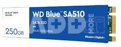 SSD|WESTERN DIGITAL|SA510|250GB|M.2|SATA 3.0|Write speed 440 MBytes/sec|Read speed 555 MBytes/sec|2.38mm|TBW 100 TB|MTBF 1750000 hours|WDS250G3B0B