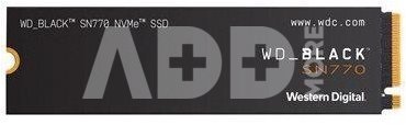 SSD|WESTERN DIGITAL|Black|500GB|M.2|PCIe Gen4|NVMe|Write speed 4000 MBytes/sec|Read speed 5000 MBytes/sec|WDS500G3X0E