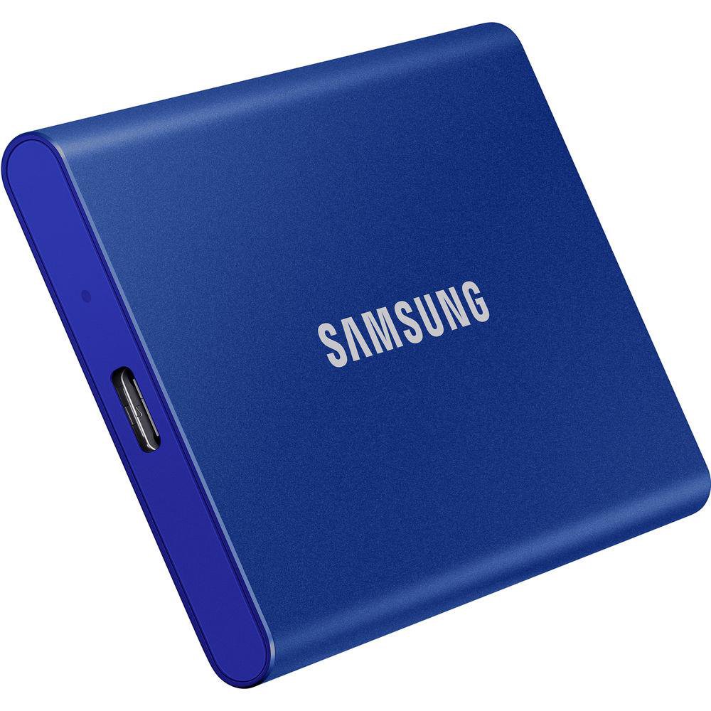 Išorinis SSD SAMSUNG T7 1TB, mėlynas / MU-PC1T0H/WW