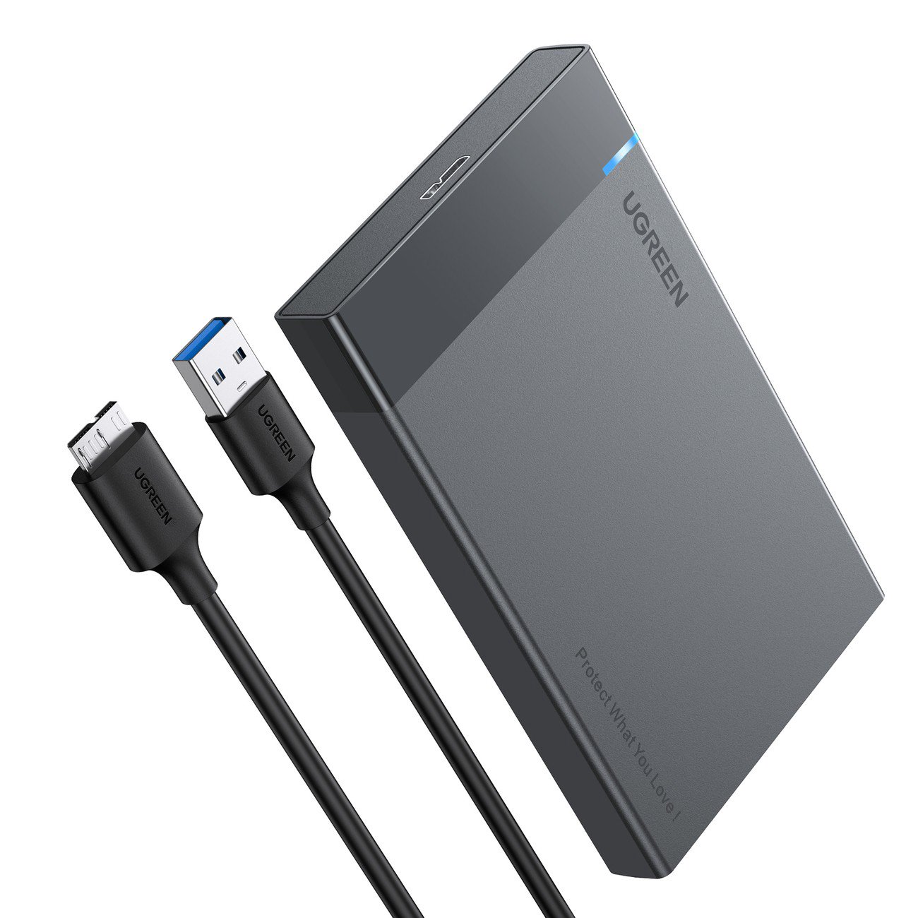 HDD SSD Ugreen US221 + 0.5m juodas
