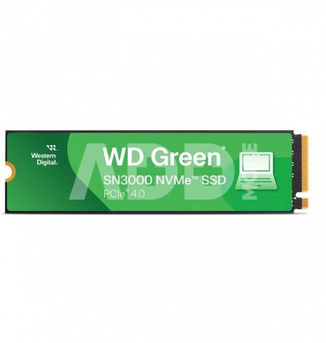 Western Digital SSD Green 1TB M.2 2280 SN3000 NVMe PCIE4.0