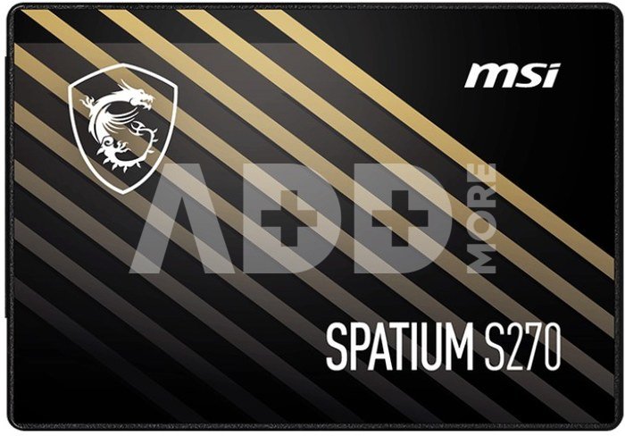 MSI SSD drive SPATIUM S270 240GB 2,5 inches SATA3 500/400MB/s