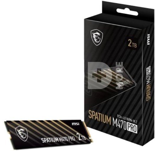MSI Dysk SPATIUM M470 PRO 2TB M.2 PCIe4 6000/5000MB/s