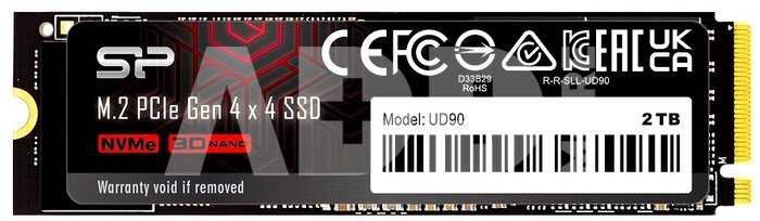 Silicon Power SSD drive UD90 2TB PCIe M.2 2280 NVMe Gen 4x4 5000/4800 MB/s
