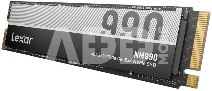Lexar SSD | NM990 | 1000 GB | SSD form factor M.2 2280 | Solid-state drive interface NVMe | Read speed 14000 MB/s | Write speed 7500 MB/s