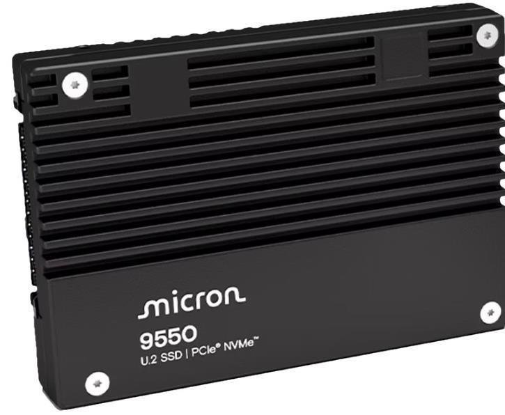 SSD|MICRON|SSD series 9550 MAX|12.8TB|NVMe|NAND flash technology 3D TLC|Write speed 10000