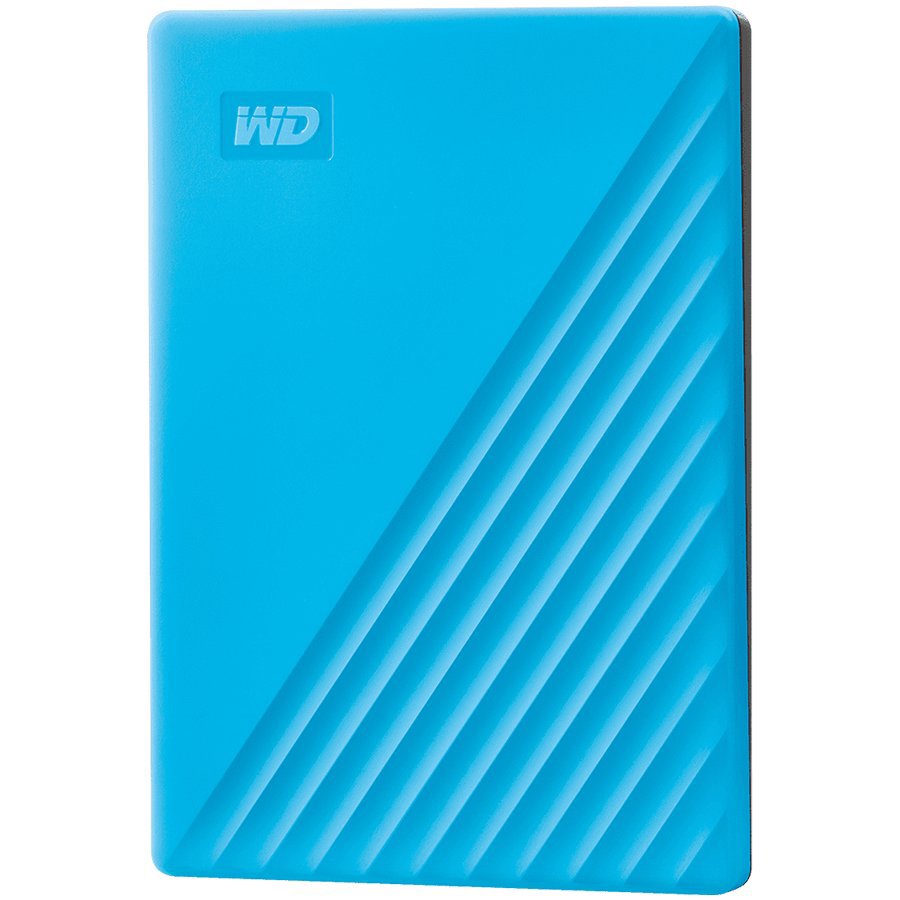 Išorinis HDD WD My Passport, 2TB USB3.2 sky/WDBYVG0020BBL-WESN