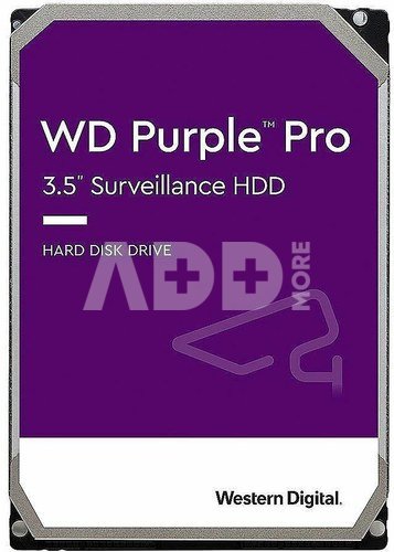 HDD|WESTERN DIGITAL|Purple|12TB|256 MB|7200 rpm|3,5"|WD121PURP