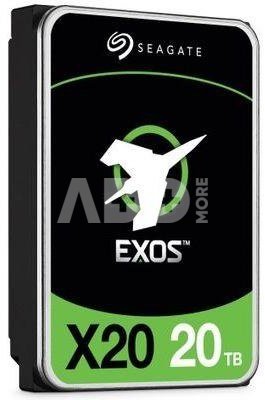 HDD|SEAGATE|Exos X20|20TB|SATA|256 MB|7200 rpm|3,5"|ST20000NM007D