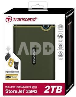 TRANSCEND STOREJET 25M3G SLIM HDD (USB 3.1) 2TB