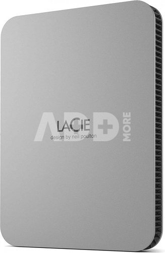 LaCie Mobile Drive 1TB Moon Silver USB 3.2 Type C